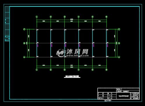 炼油厂12米跨厂房结构图